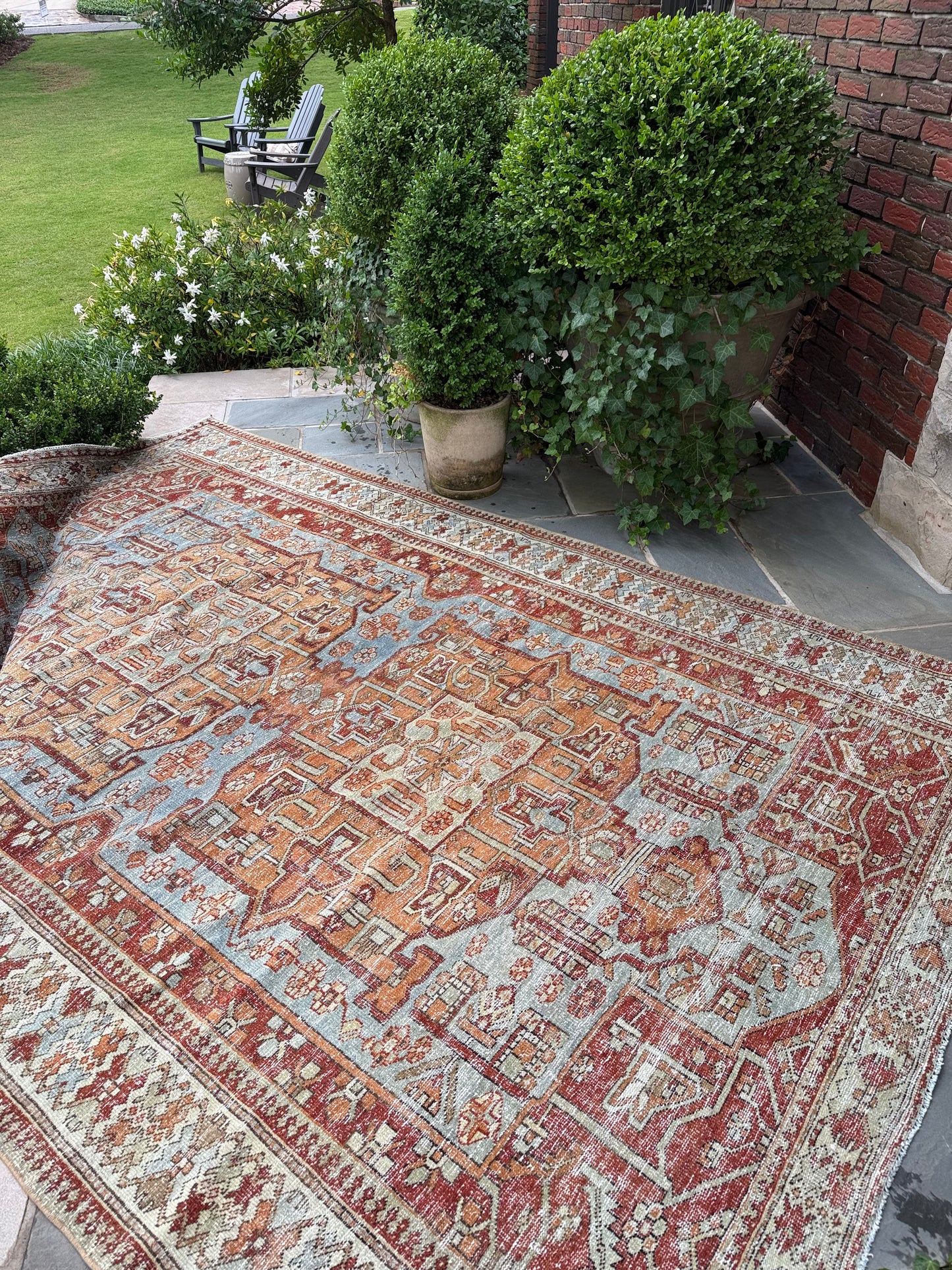 6.9x10.1 Antique Afshar