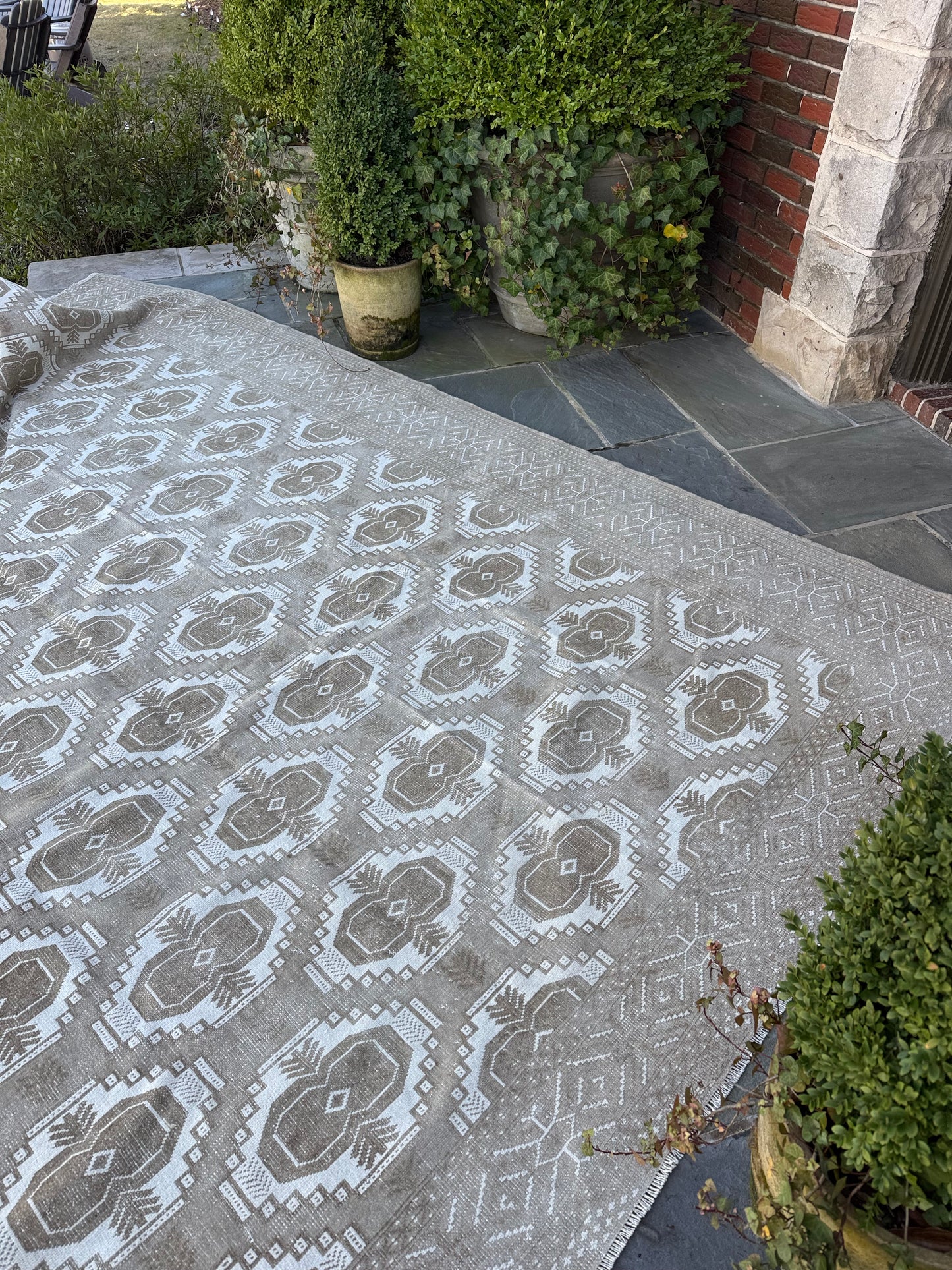 9.10x12 Vintage Afghan