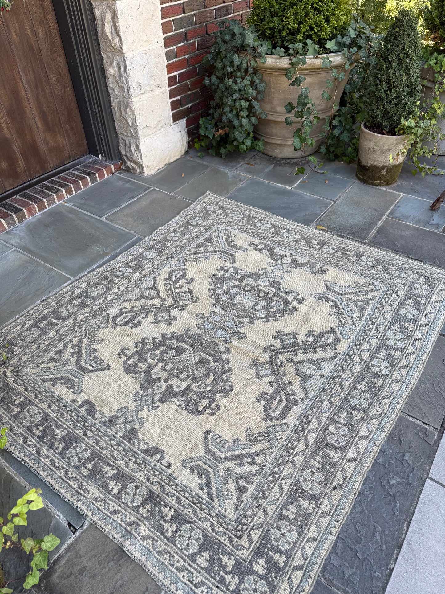 4.9x5.9 Antique Turkish Oushak