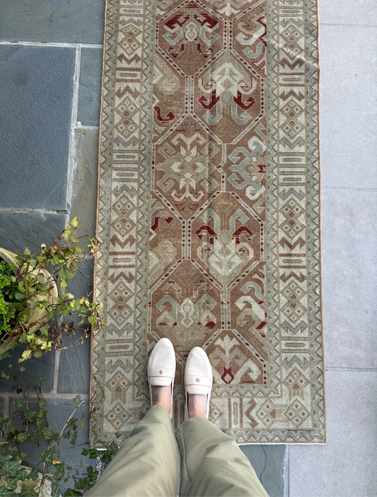 2.6x10.6 Antique Caucasian Derbent