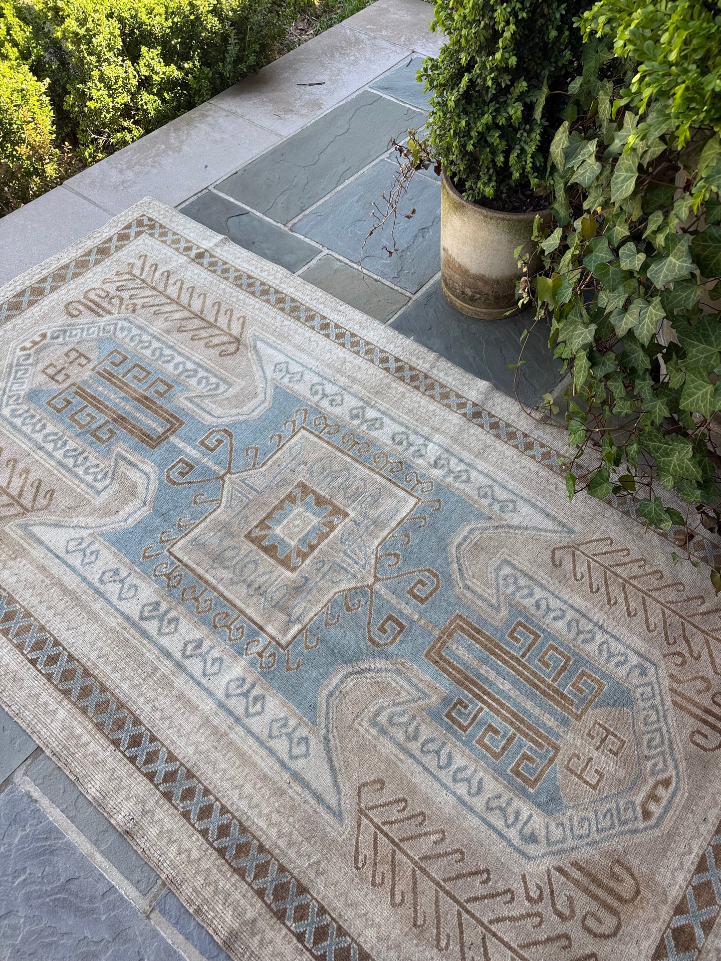 4x7 Vintage Turkish Oushak