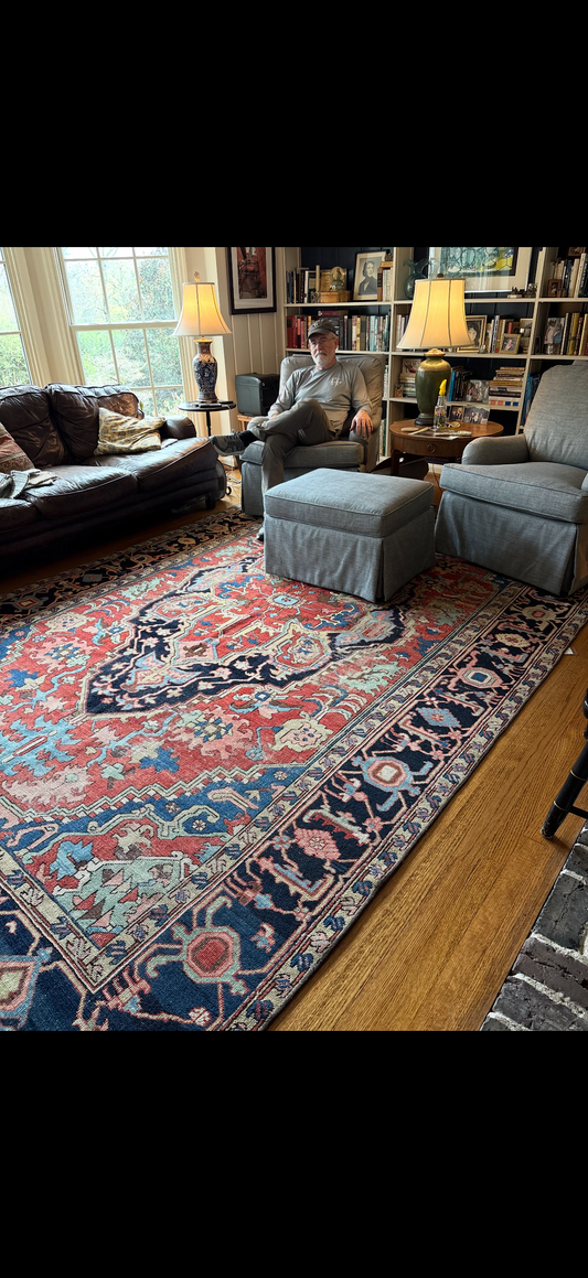 8.9x12.5 Antique Persian Serapi