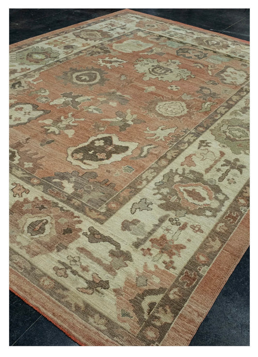 9.3x11.6 Antique Wool Turkish Oushak