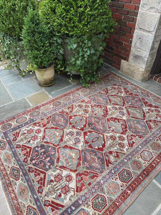 5.2x7.2 Antique Persian Bakhtiari