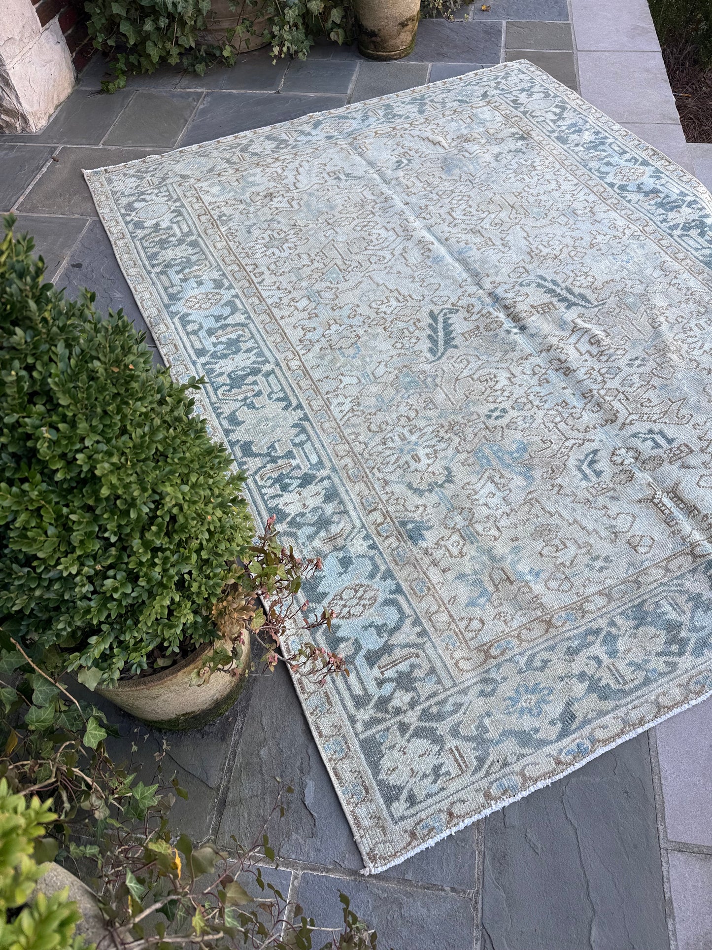 6.5x8.1 Antique Persian Heriz