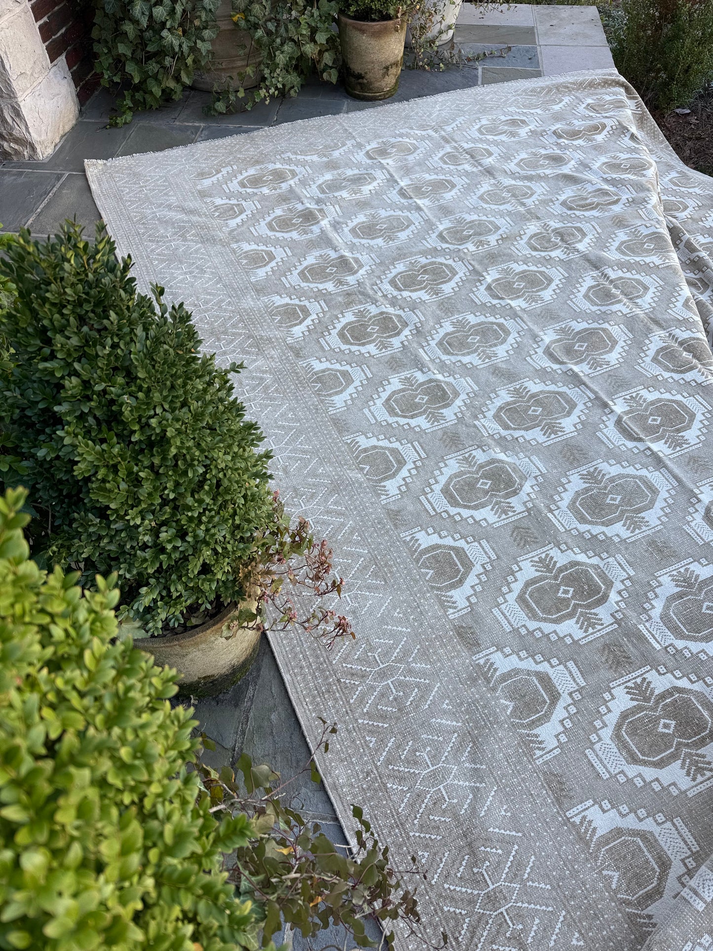 9.10x12 Vintage Afghan