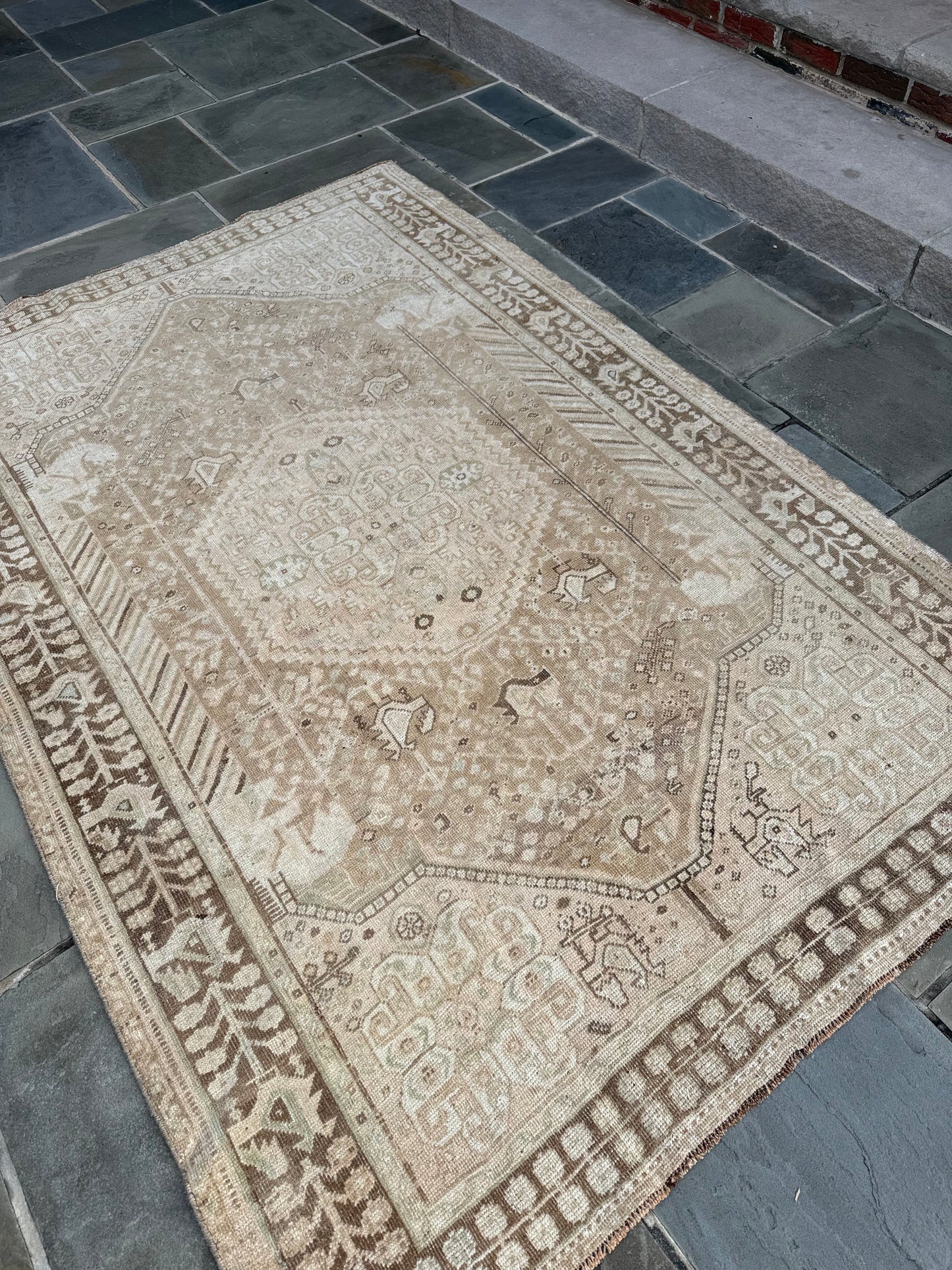 5.2x7.8 Vintage Persian Shiraz