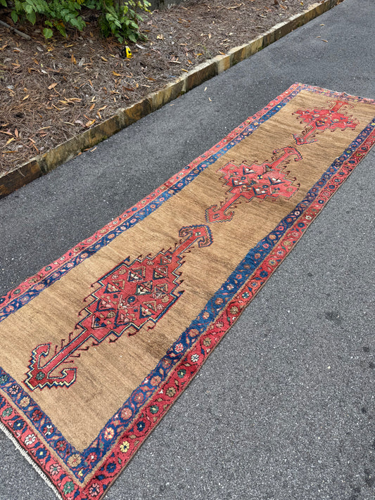2.10x10.7 Antique Persian Hamadan