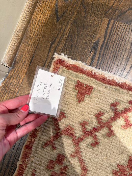 2.2x7.1 Vintage Turkish