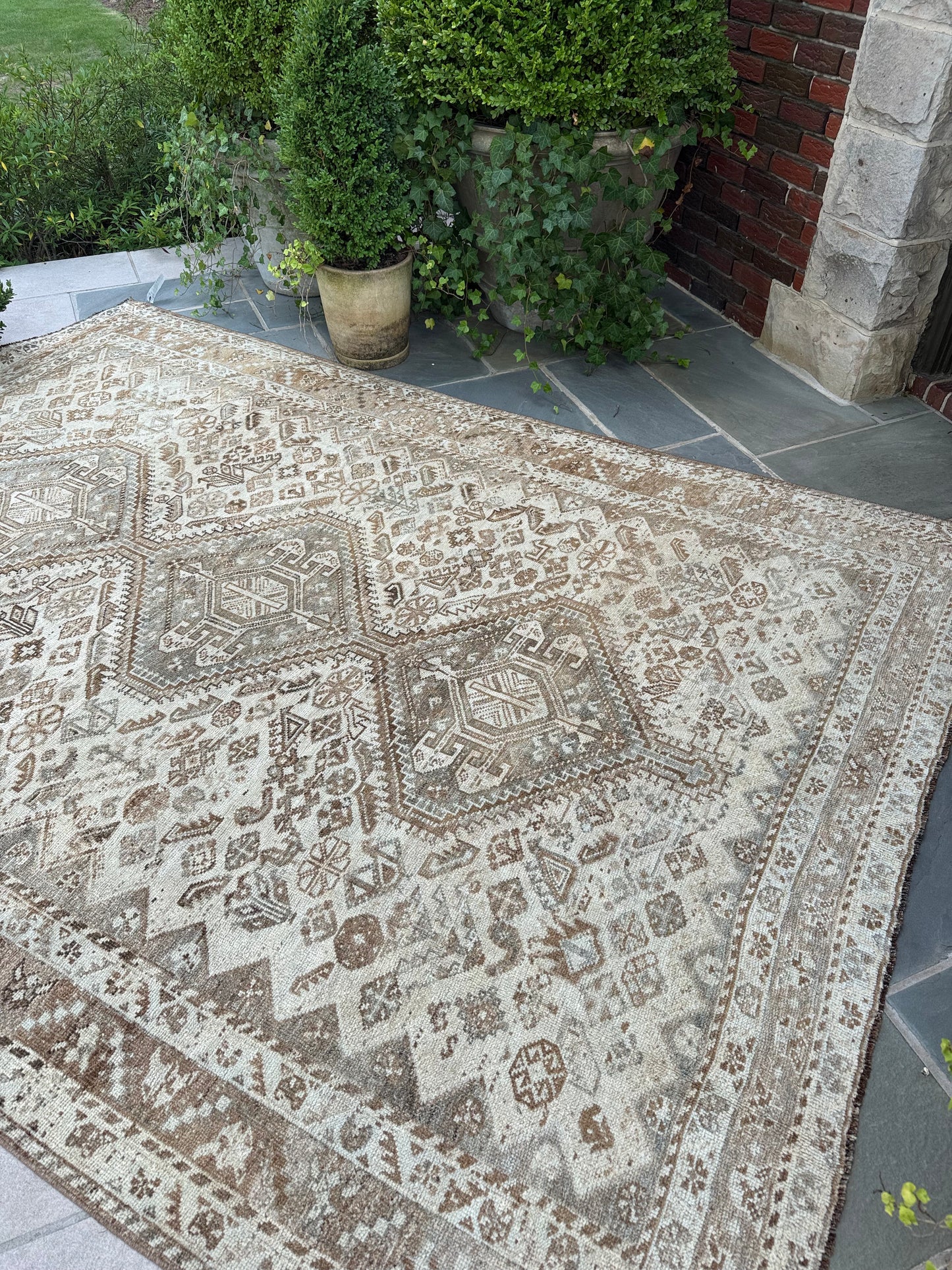 7.2x10 Vintage Persian Shiraz