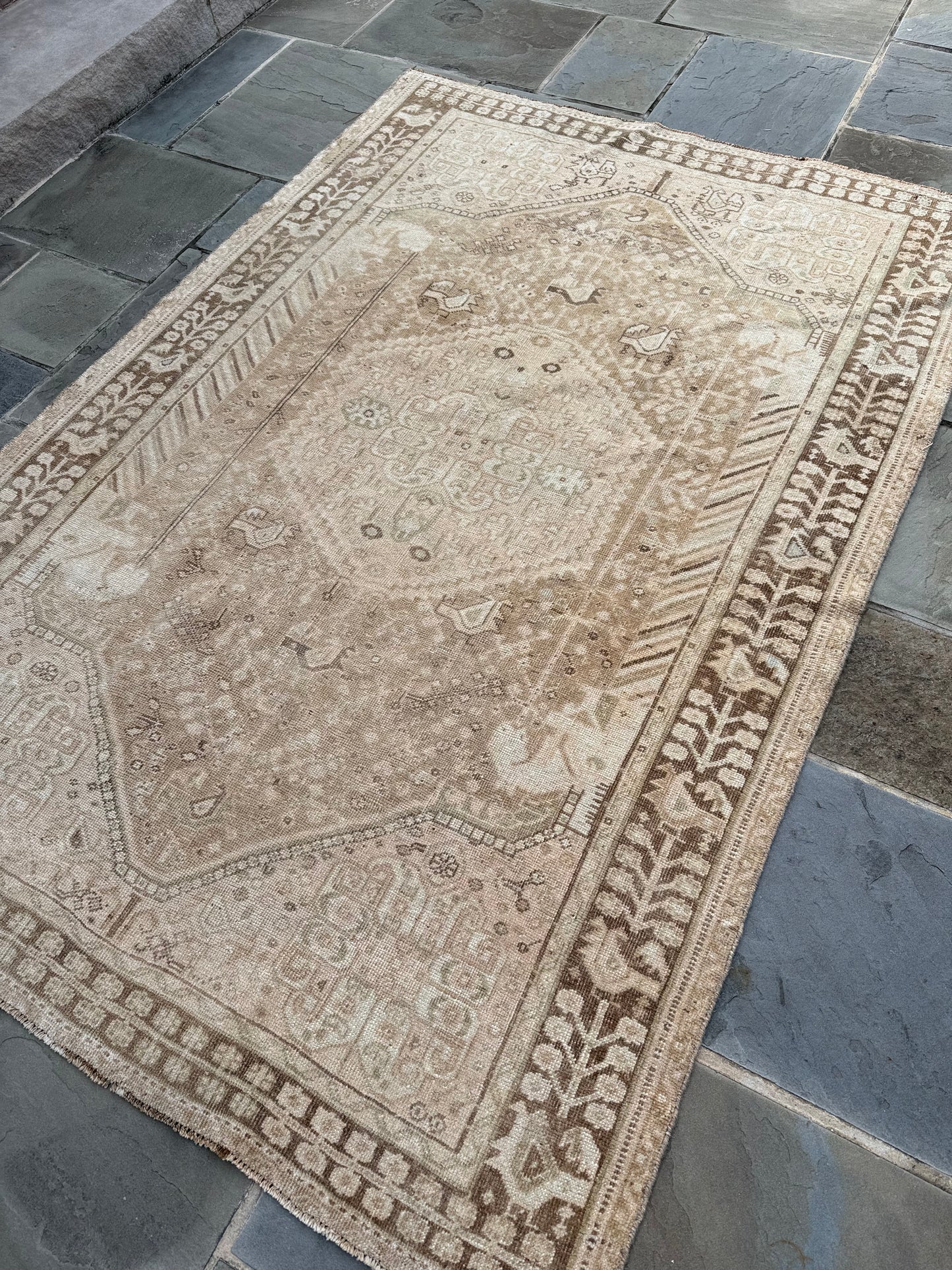 5.2x7.8 Vintage Persian Shiraz
