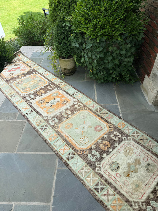 3x12 Antique Wool Turkish Oushak