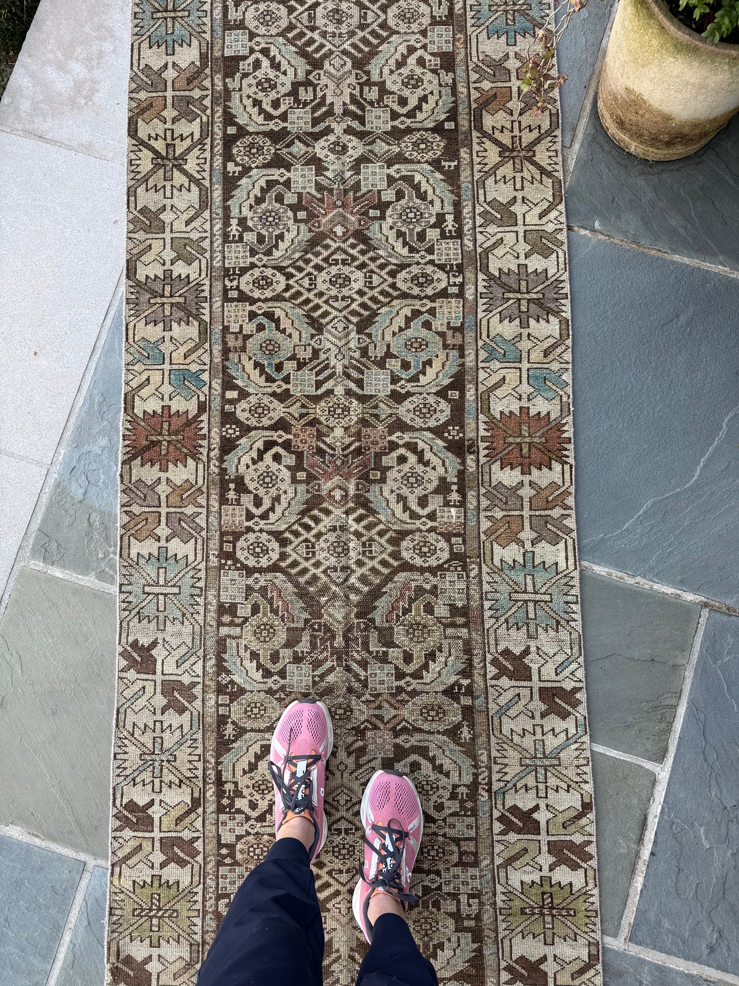 2.7x13.1 Antique Malayer circa 1930