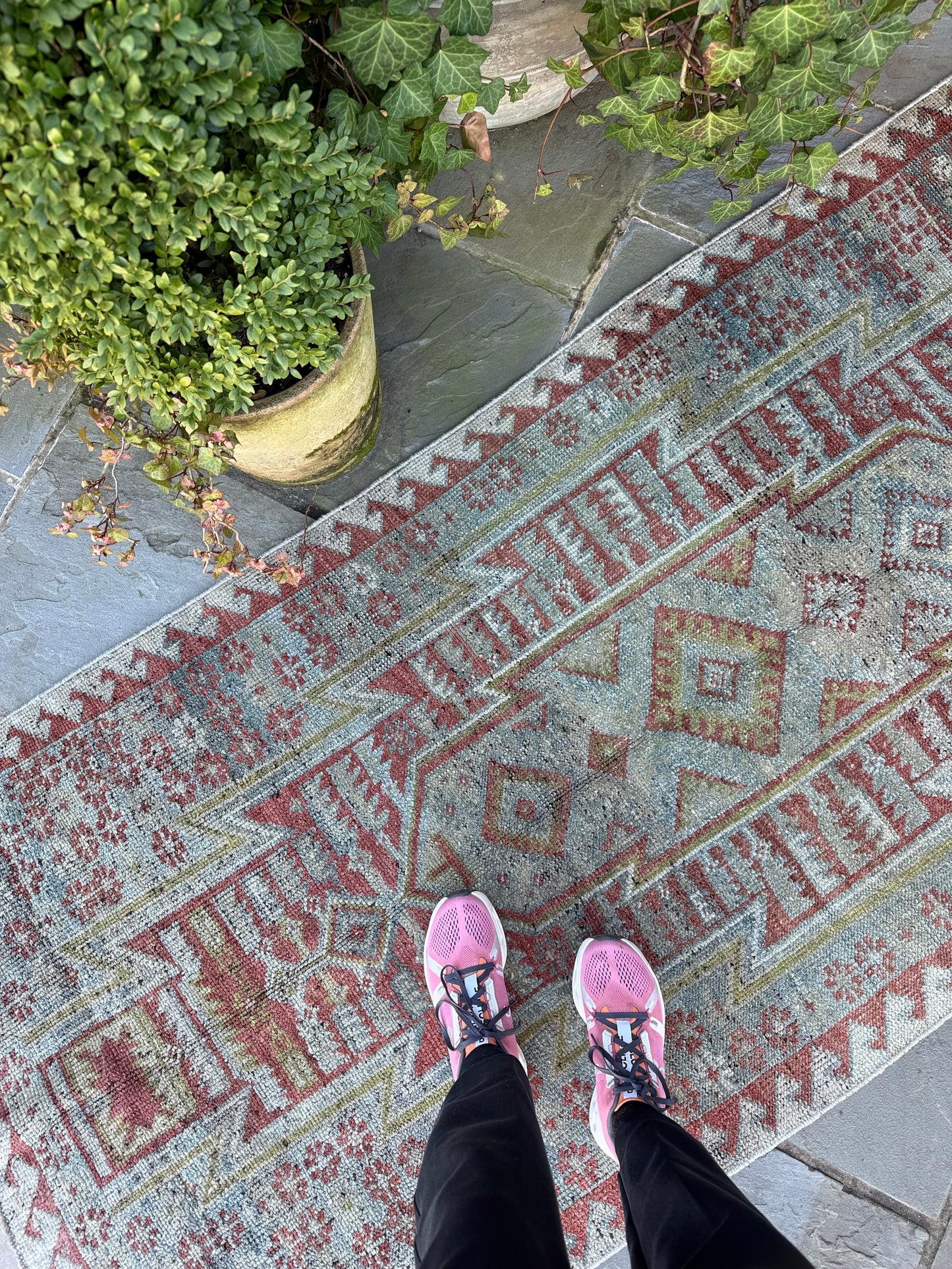 3.8x7.7 Antique Kurdish circa 1940