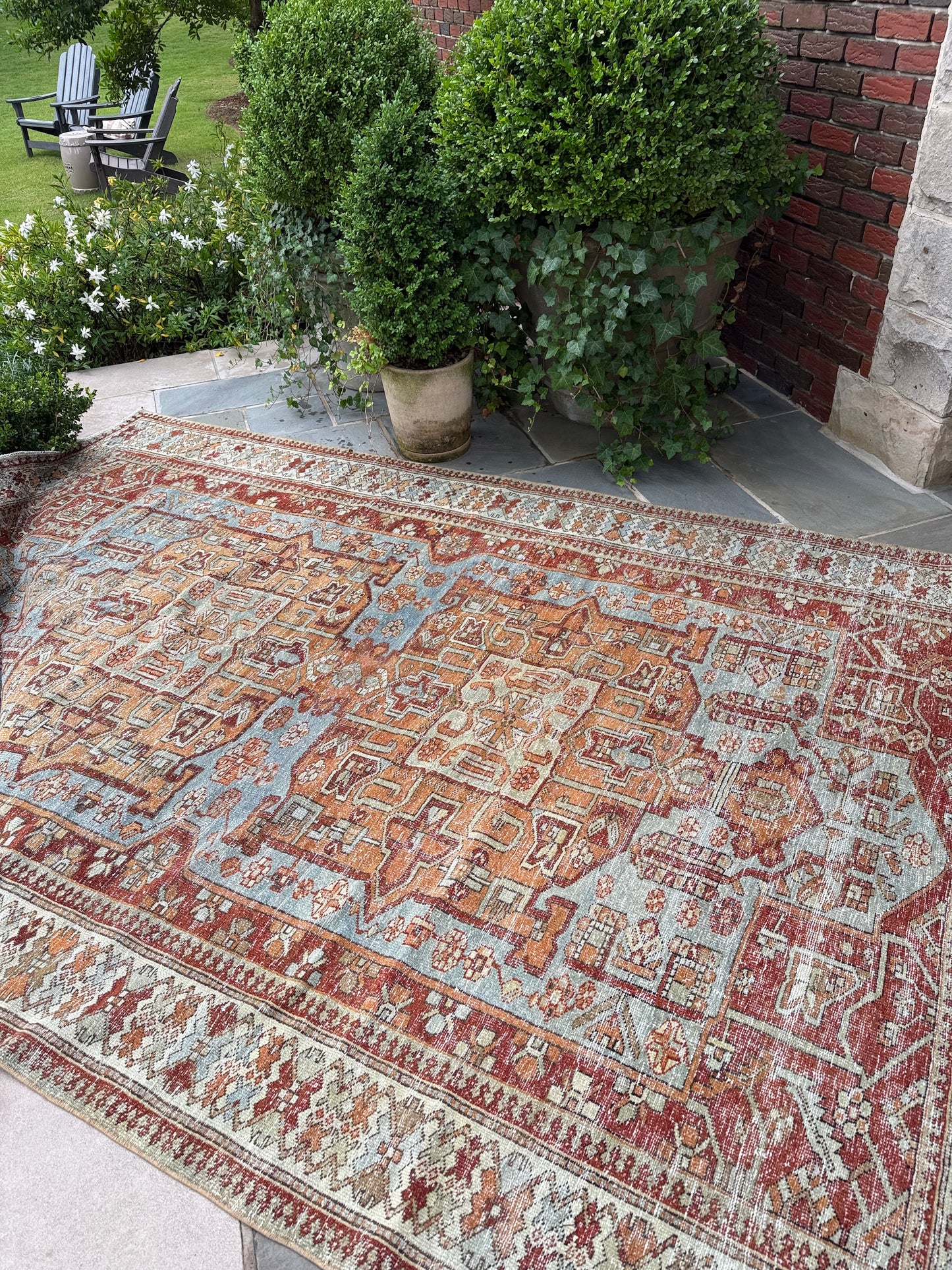 6.9x10.1 Antique Afshar