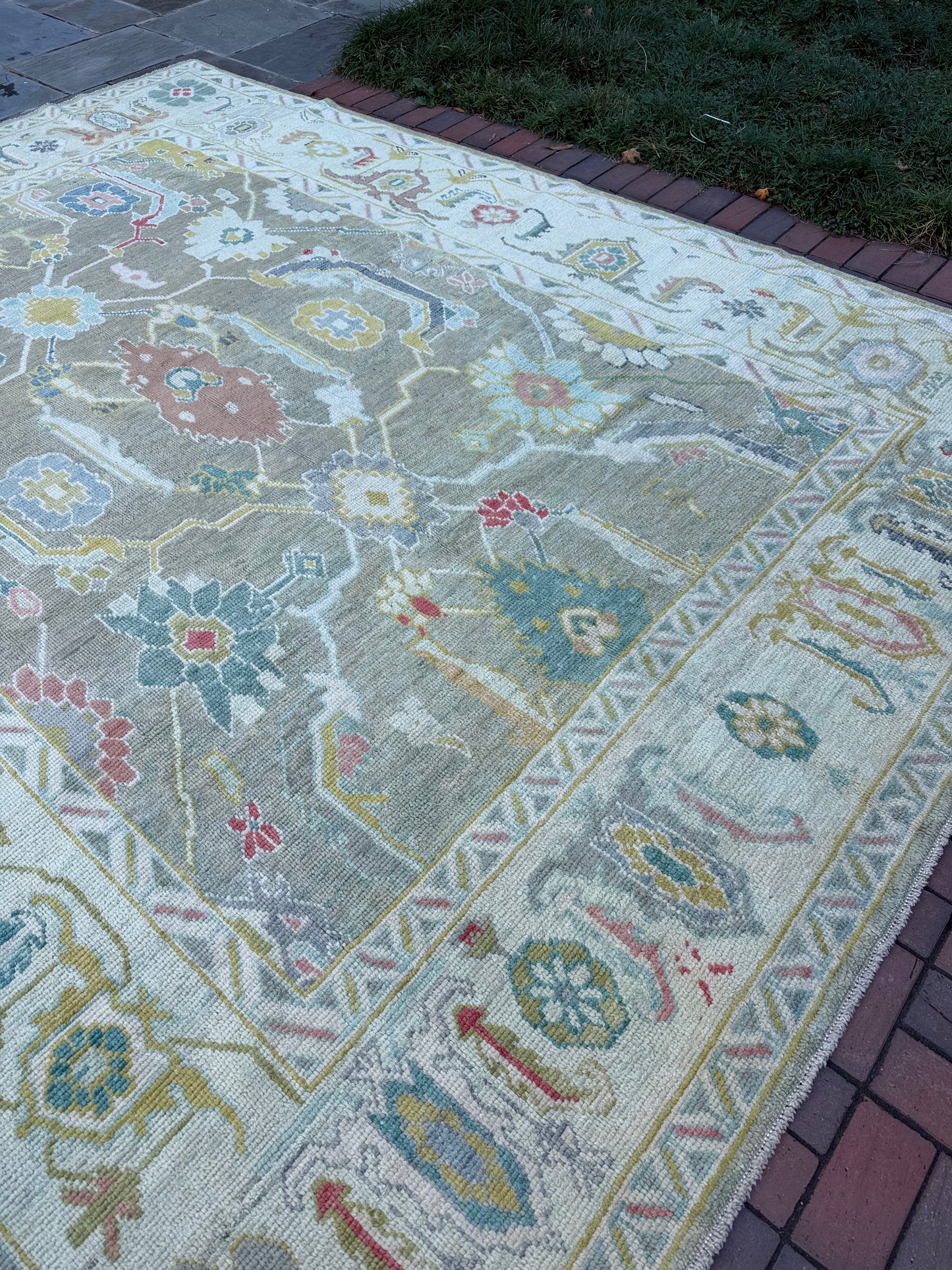 9x11.9 Turkish Oushak