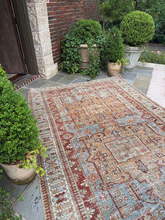 6.9x10.1 Antique Afshar