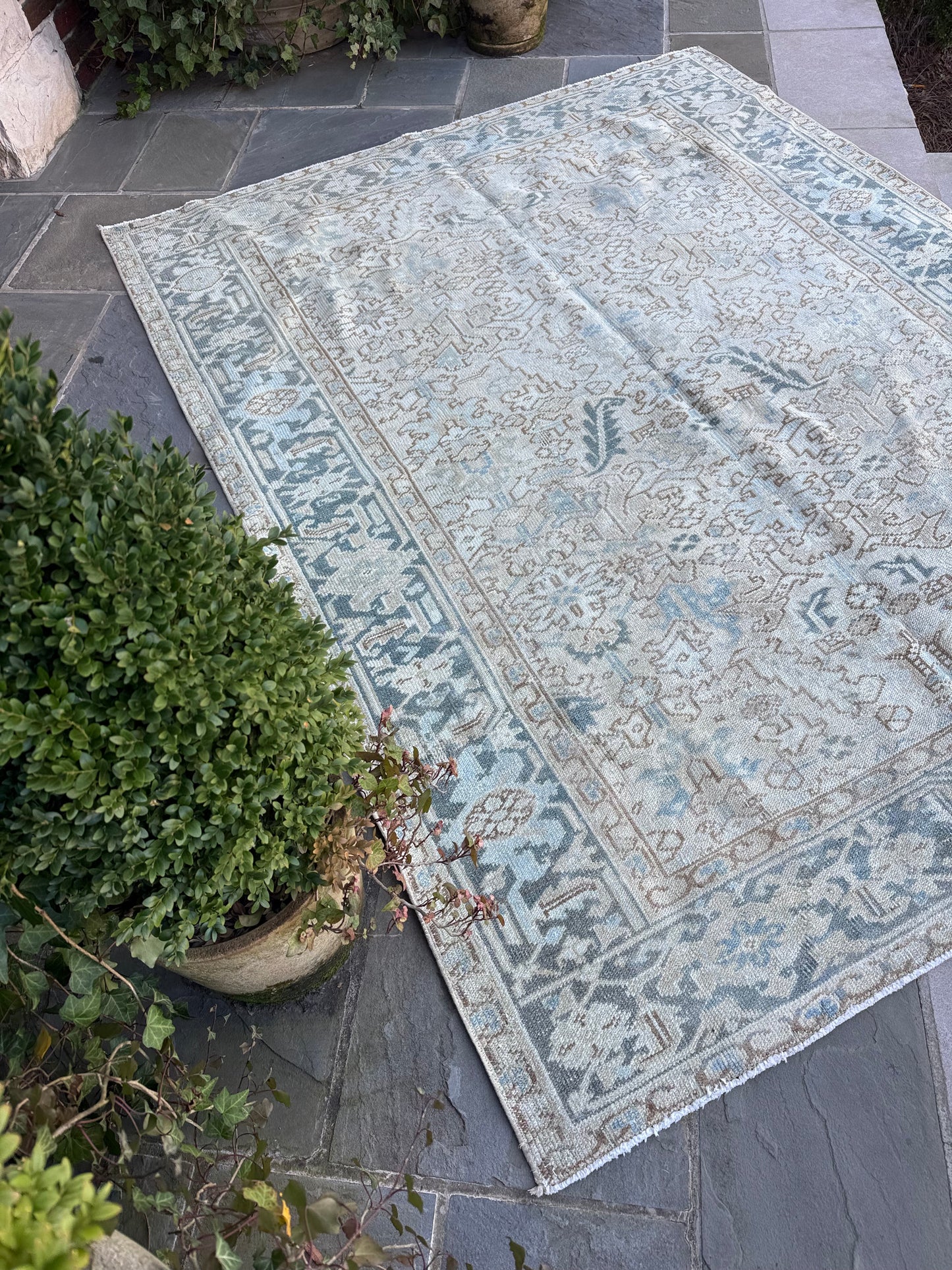 6.5x8.1 Antique Persian Heriz