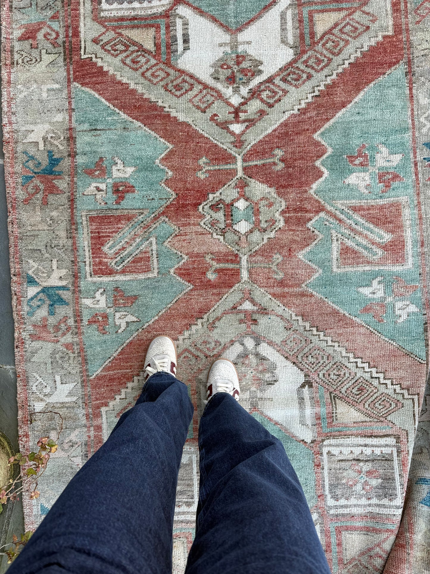 4.9x12.9 Vintage Turkish Oushak