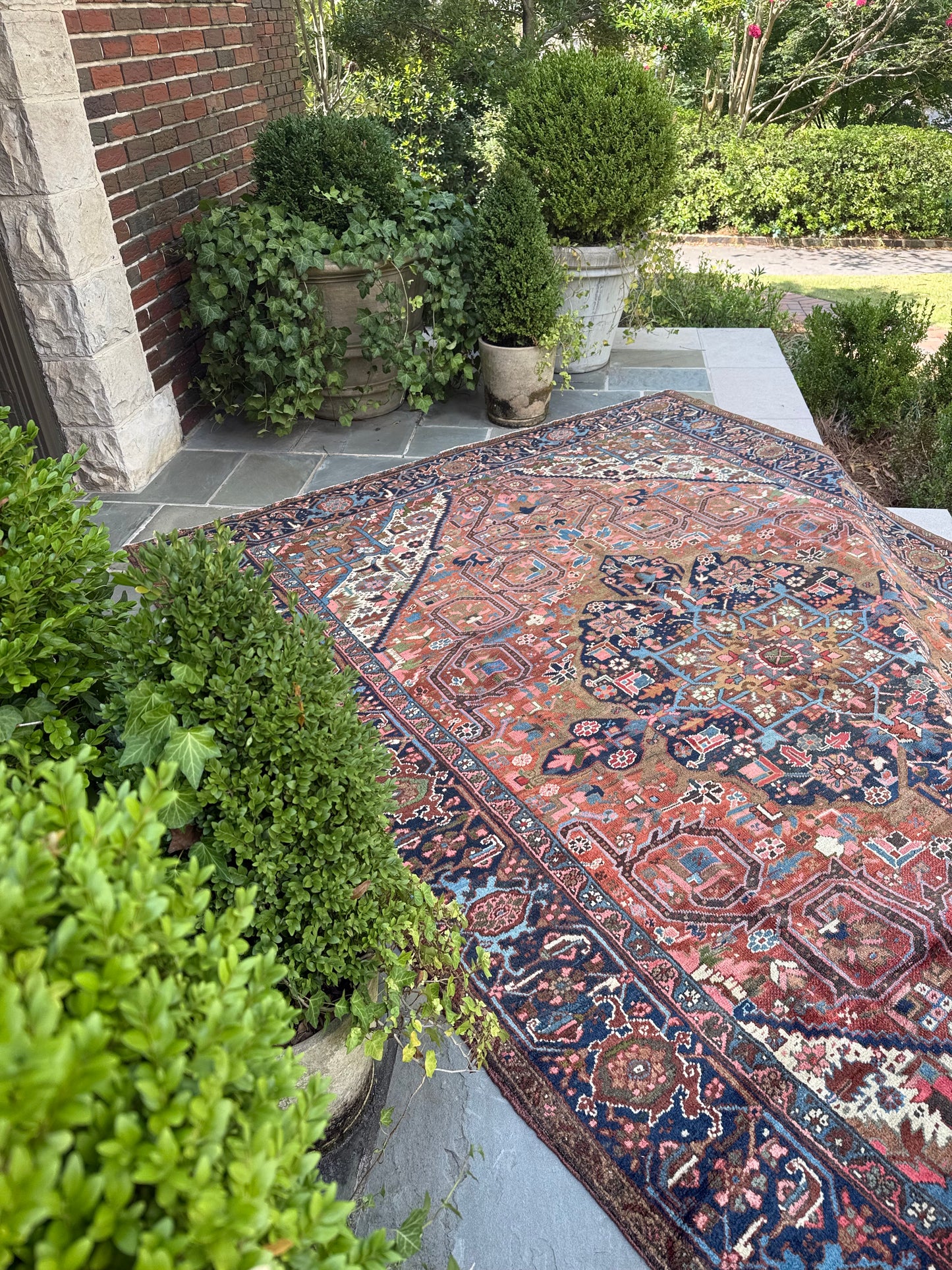 8x10.8 Antique Persian Heriz