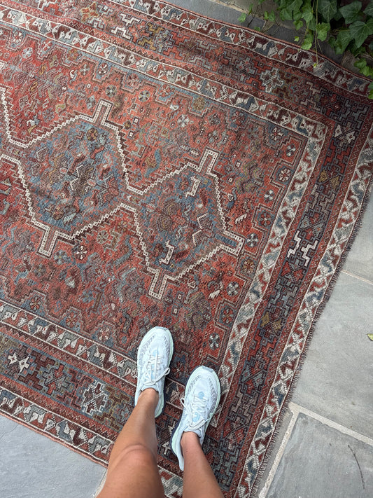 5.1x6.8 Vintage Persian Shiraz