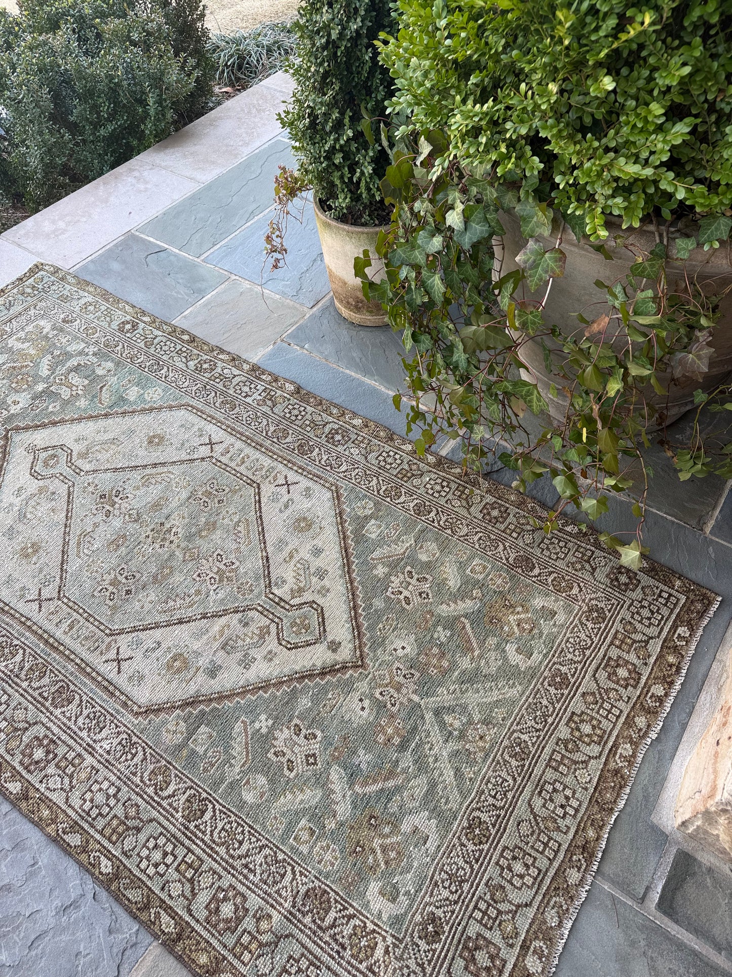 3.8x7 Antique Malayer