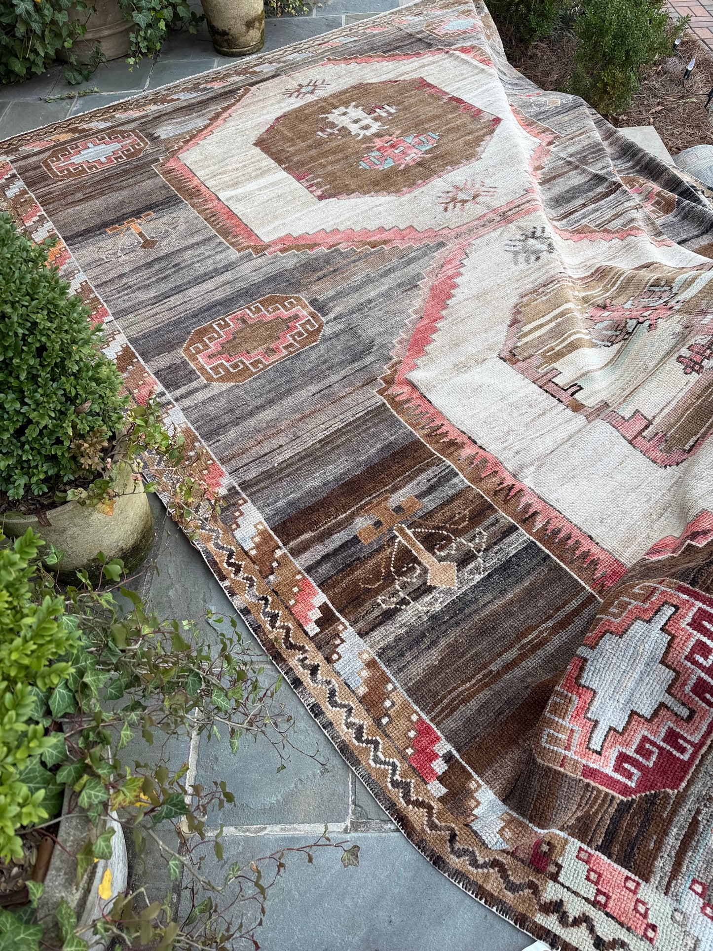 9.6x12 Old Wool Turkish Oushak