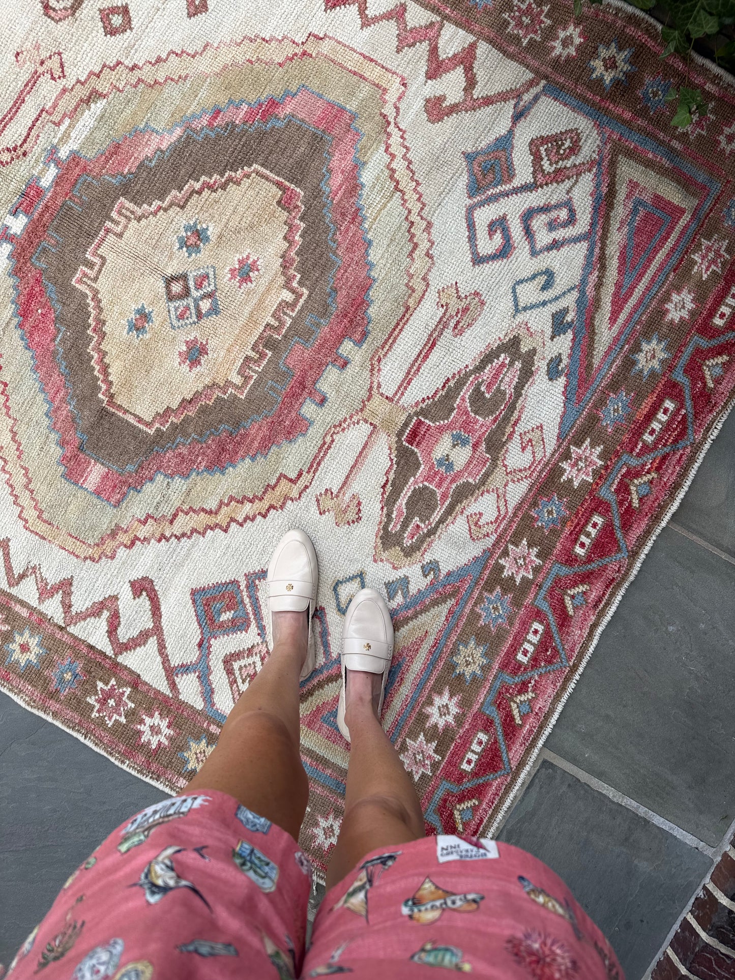 5.2x6.4 Old Wool Turkish Oushak