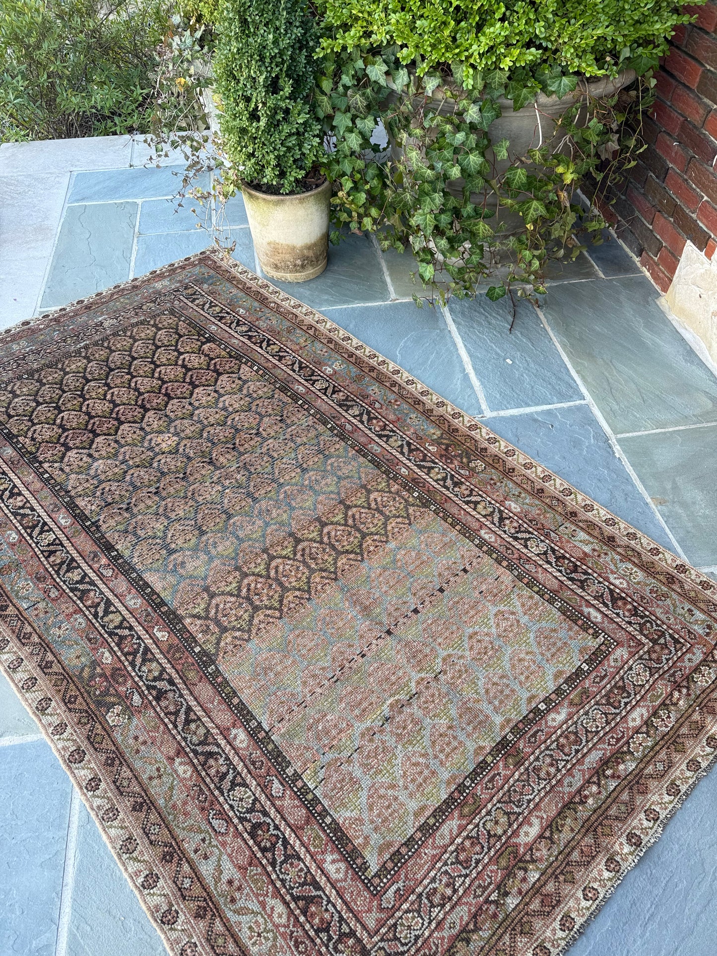 4.5x7.6 Antique Kurdish circa 1930