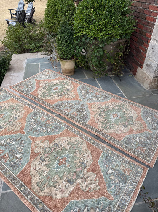 3x8 Turkish Oushak (priced separately)