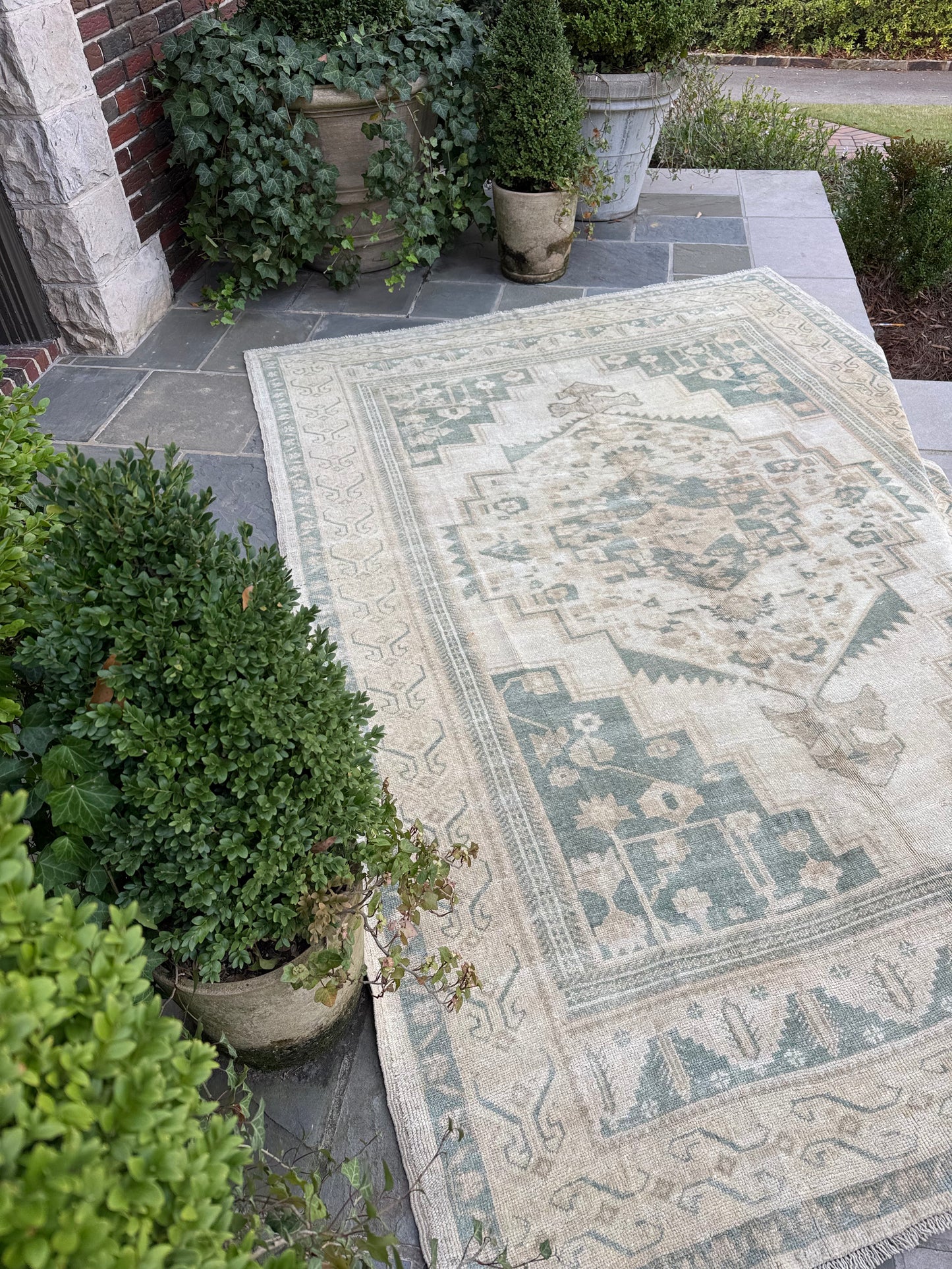 6.6x9.4 Vintage Turkish Oushak