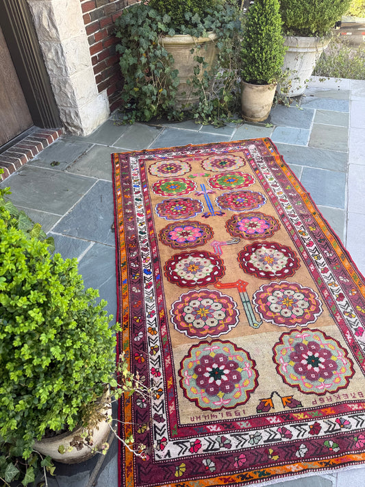 4.3x7.9 Vintage Persian