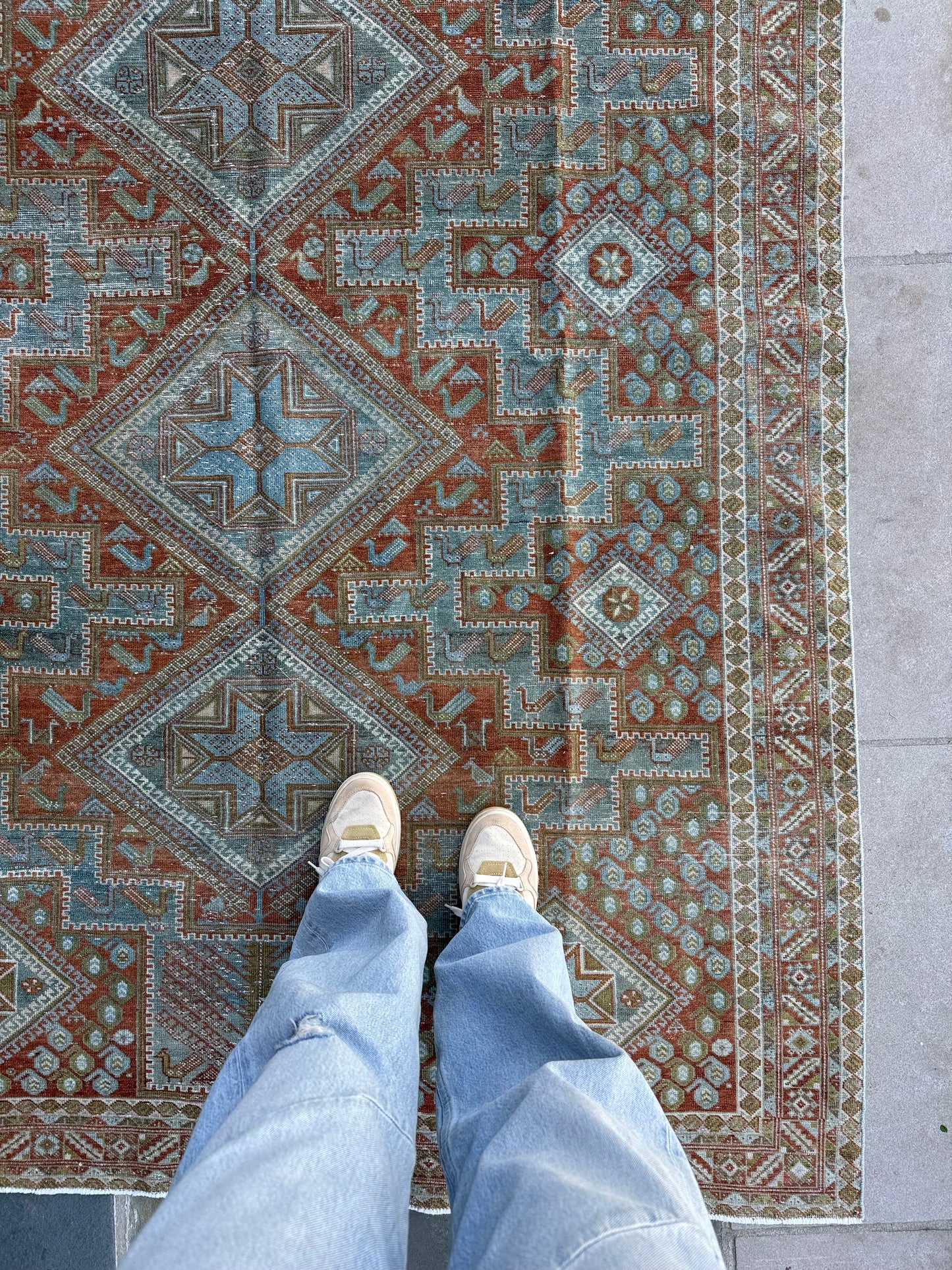 5.1x7 Antique Afshar